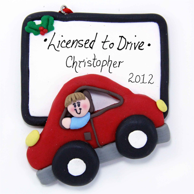 Picture of Boy in Car