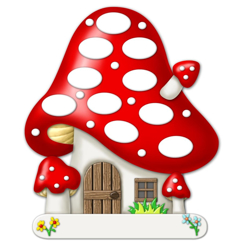 Picture of Mushroom House with 10 ovals