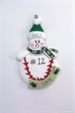 Picture of Snowman On Baseball