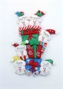 Picture of Snowman Family of 6 on Presents 