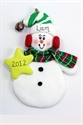 Picture of Snowman with star and striped hat