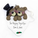 Picture of Wedding Bears on Heart