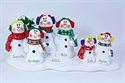 Picture of Standing Snowman Family with 4 kids