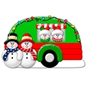 Picture of Snow Couple in Camper with 2 kids