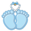 Picture of Baby Feet- Blue