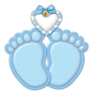 Picture of Baby Feet- Blue