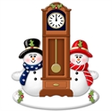 Picture of Snow Couple around the Clock
